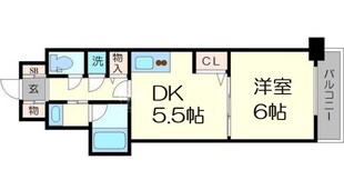 クリーデンス福島の物件間取画像